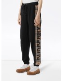 Vintage Check panel track pants