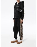 Vintage Check panel track pants