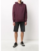 knee-lengh denim shorts