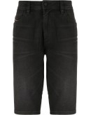 knee-lengh denim shorts