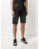 knee-lengh denim shorts