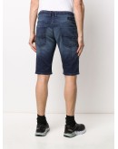 distressed-effect denim shorts 