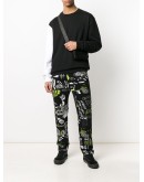 D-Vider graphic-print slim-fit jeans