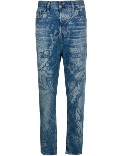 D-Vider mid-rise tapered jeans