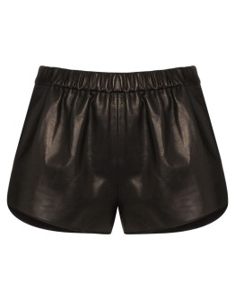 leather shorts