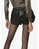 leather shorts
