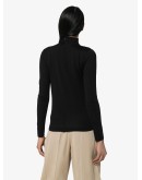 keyhole front high-necked jumper