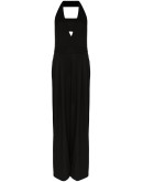 halter neck wide leg jumpsuit