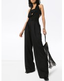 halter neck wide leg jumpsuit