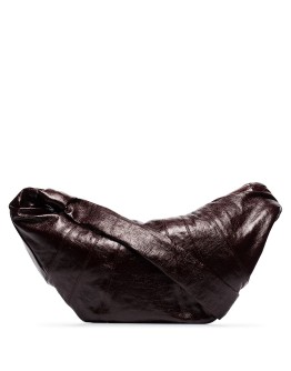 patent-leather shoulder bag