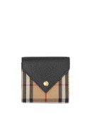 Vintage Check tri-fold wallet