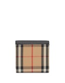 Vintage Check tri-fold wallet