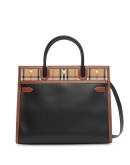 medium Vintage Check Title tote
