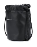 number print bucket bag