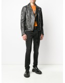 logo-print skinny-fit jeans