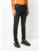 logo-print skinny-fit jeans