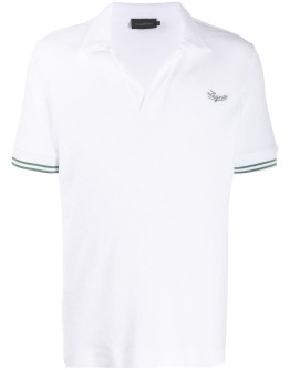 logo embroidered polo shirt