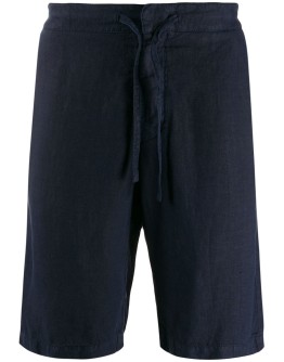 natural flax shorts