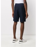 natural flax shorts