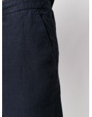 natural flax shorts