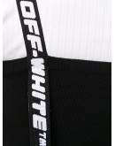 logo strap cropped top