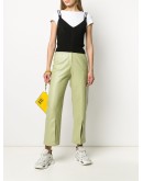 logo strap cropped top