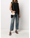 mid-rise cropped leg jeans