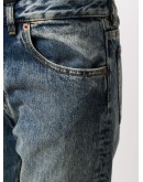 mid-rise cropped leg jeans
