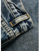 mid-rise cropped leg jeans