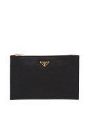 logo plaque pouch