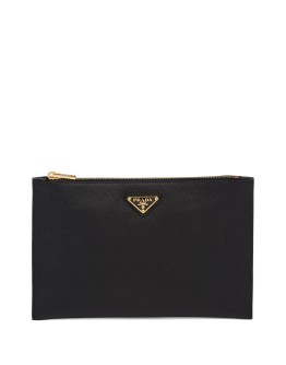 logo plaque pouch