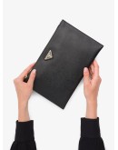 logo plaque pouch
