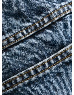 high-waist belted jeans