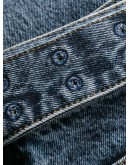 high-waist belted jeans