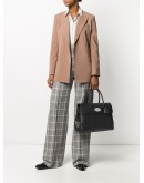 Bayswater matte croc-effect tote