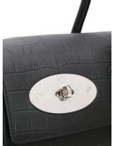 Bayswater matte croc-effect tote