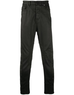 eyelet detail loose fit jeans