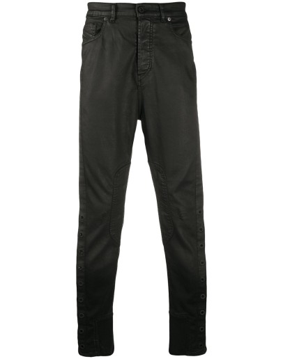 eyelet detail loose fit jeans