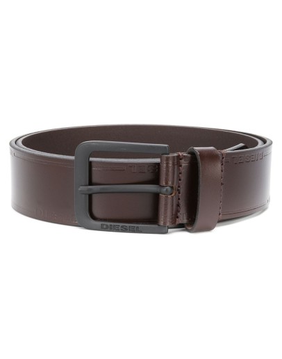 logo-embossed belt