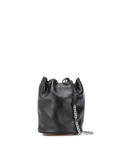 stitching detail bucket bag
