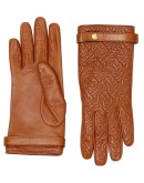 quilted monogram gloves