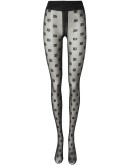 monogram motif tights