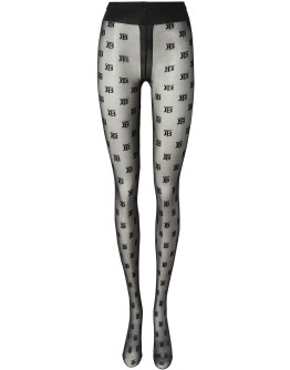 monogram motif tights