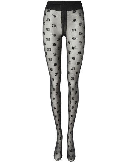 monogram motif tights