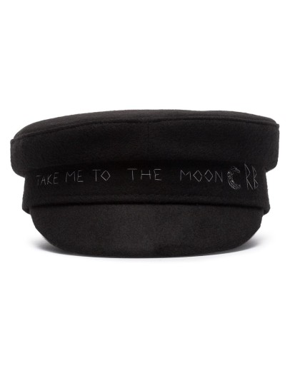 Black To The Moon baker hat