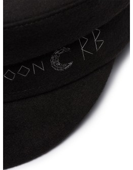 Black To The Moon baker hat