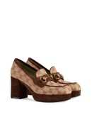 GG platform mid-heel loafers