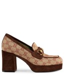 GG platform mid-heel loafers