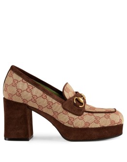 GG platform mid-heel loafers