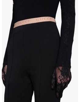 logo waistband leggings